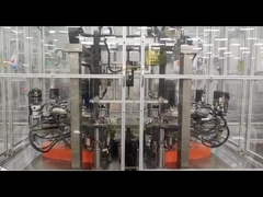 Linea di assemblaggio automatica del motore con controllo PLC e interfaccia touch screen